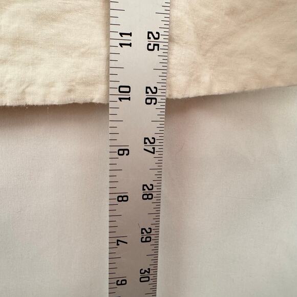 J.Jill White Linen Embroidered Floral V Neck Sleeveless Tank Top Sz 2X Light - Picture 7 of 9